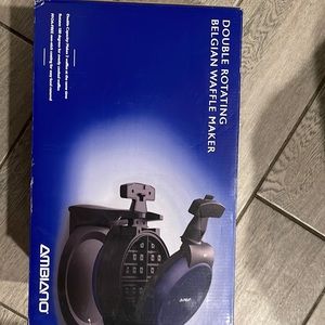 Double Rotation Belgian waffle maker